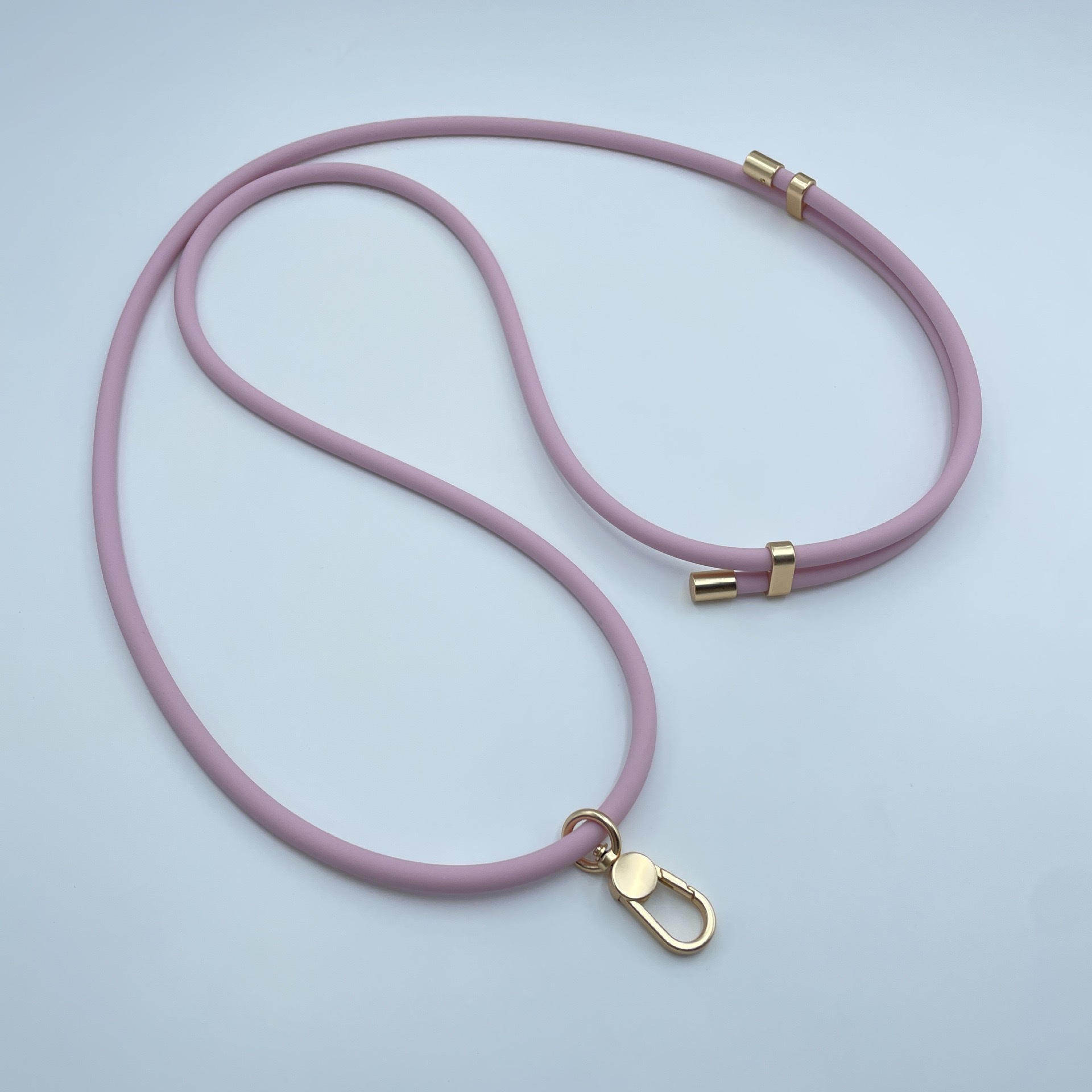 6MM silicone crossbody phone hanger with adjustable telescopic rope Specification image