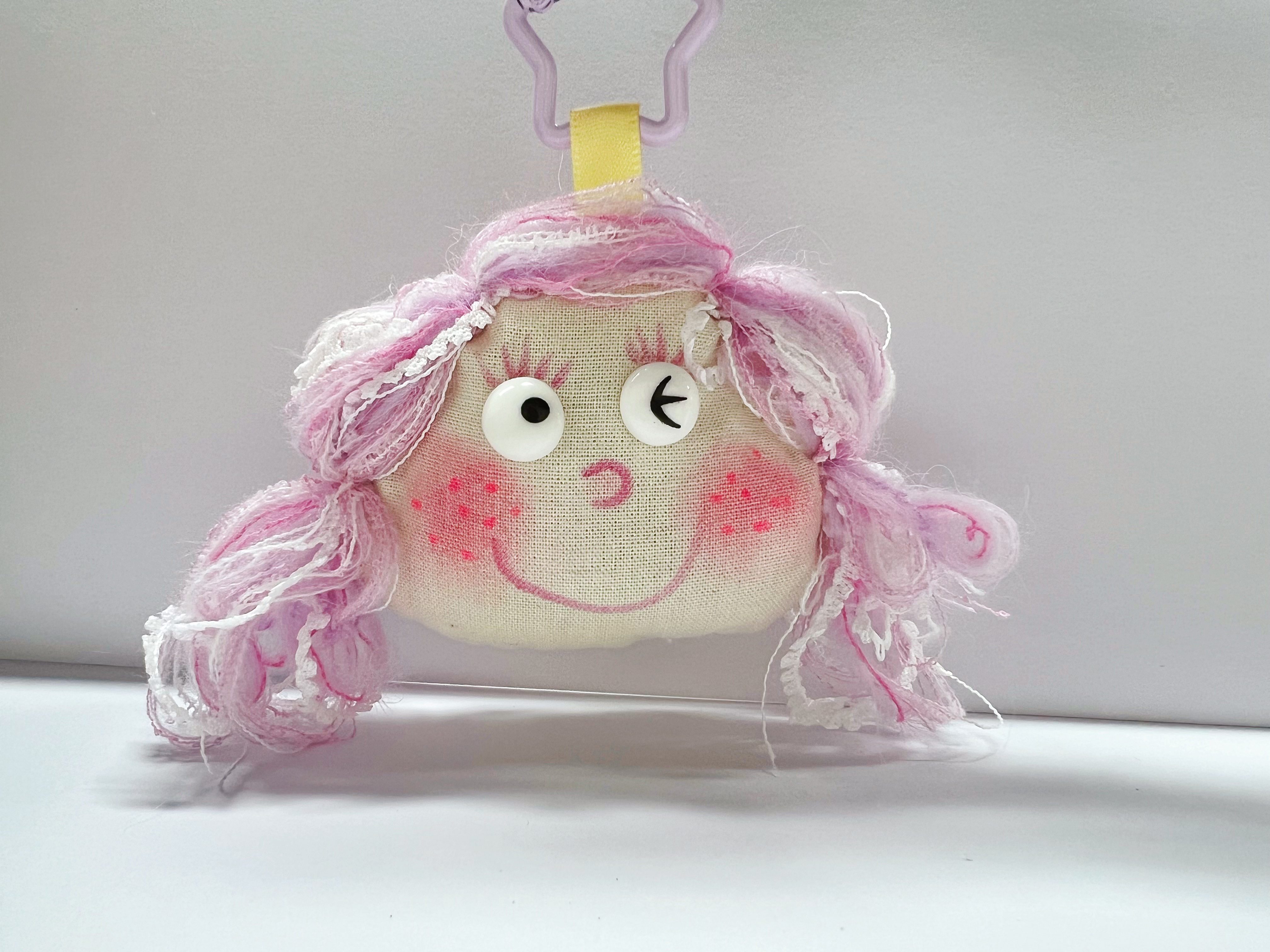Original ugly and cute doll bag pendant by Bu Xiaoyu