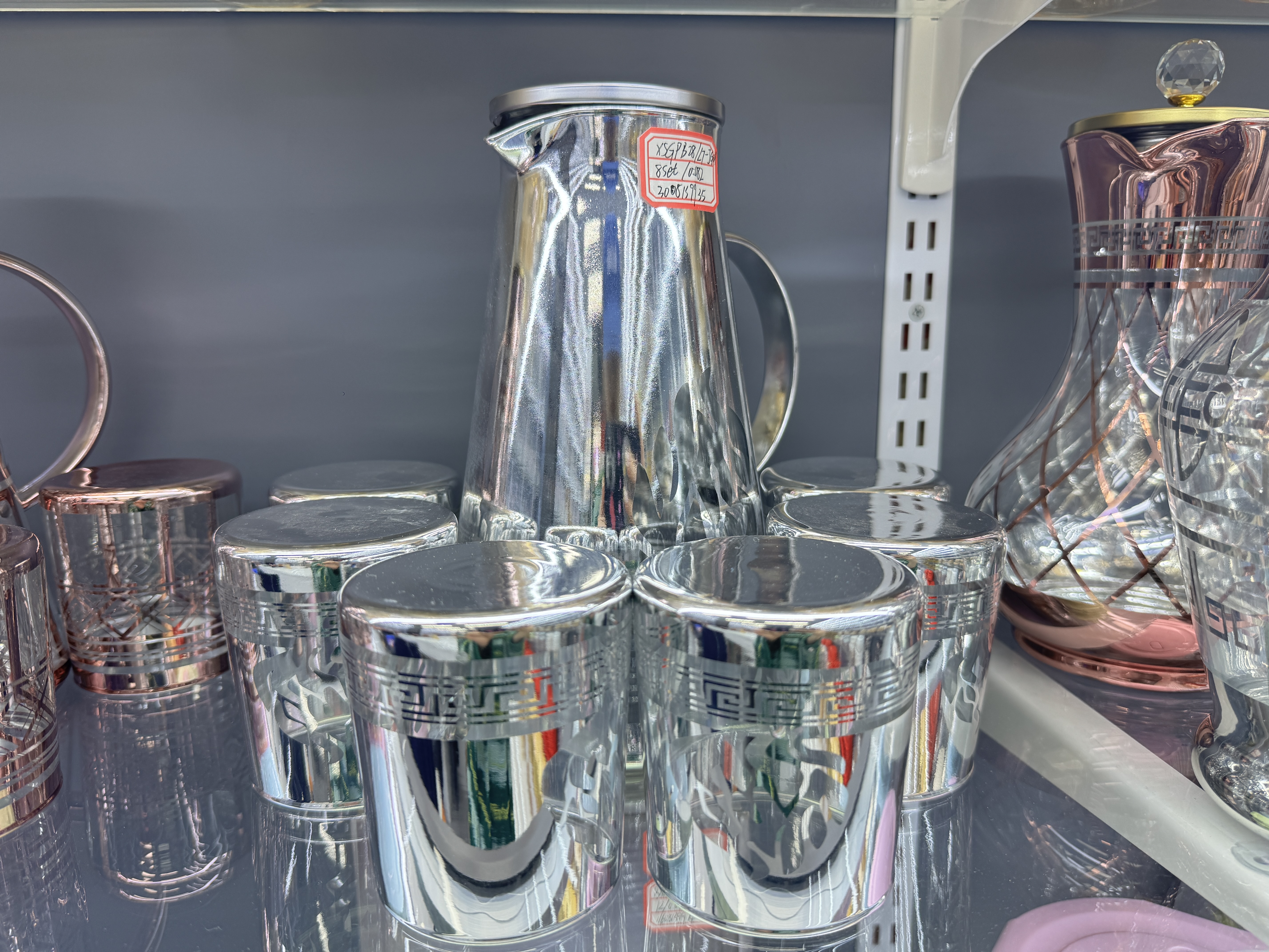 玻璃7件套水具玻璃水杯套图
