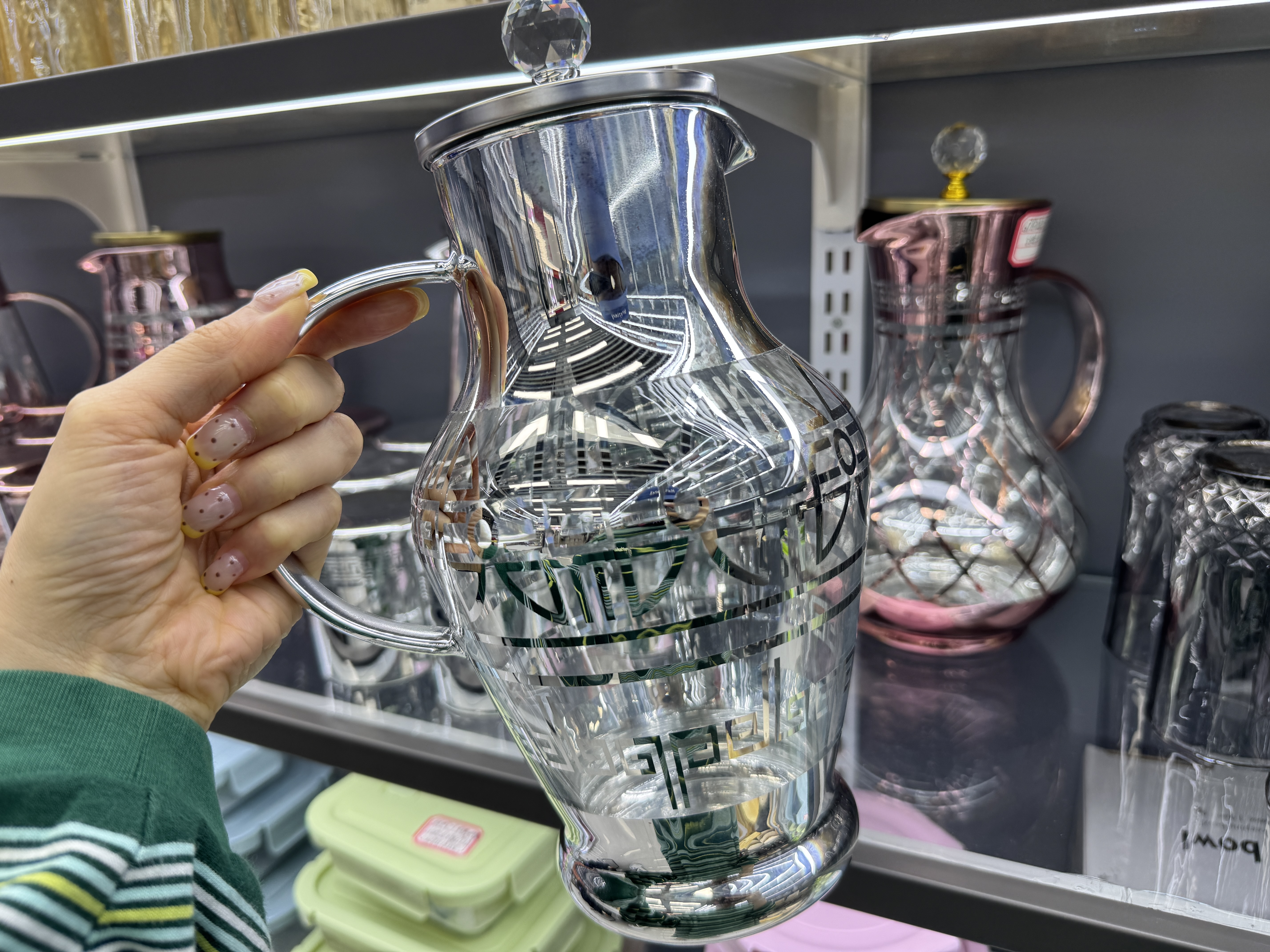 玻璃7件套水具玻璃水杯套细节图