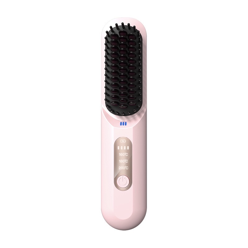 Wireless hair straightening comb, negative ion USB charging, portable home hair straightening device, dual-purpose for straightening and curling, cross-border new model Application Scenario