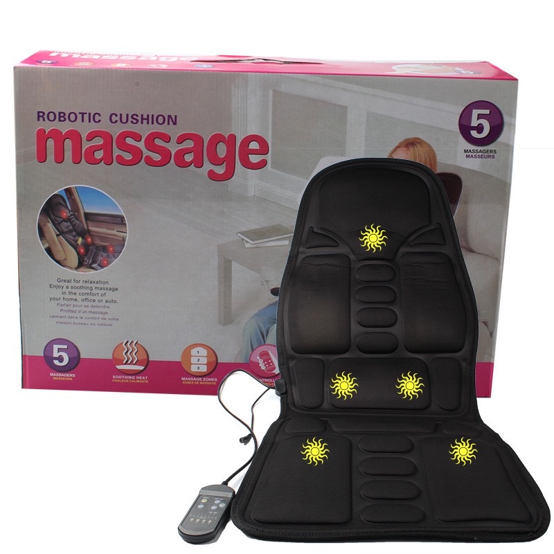 Car massage seat cushion, household hip and neck massager, heated massage cushion, backrest Specification image