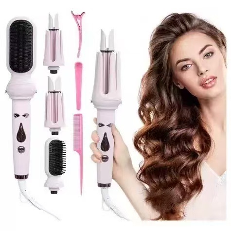 أما عملية التحويل المباشر لشعرة مجعد ثلاثية أوتوماتيكية ذات شعر مجعد، فهي بسيطة باستخدام مجعد متعدد الوظائف لفيفة الشعر المستقيم