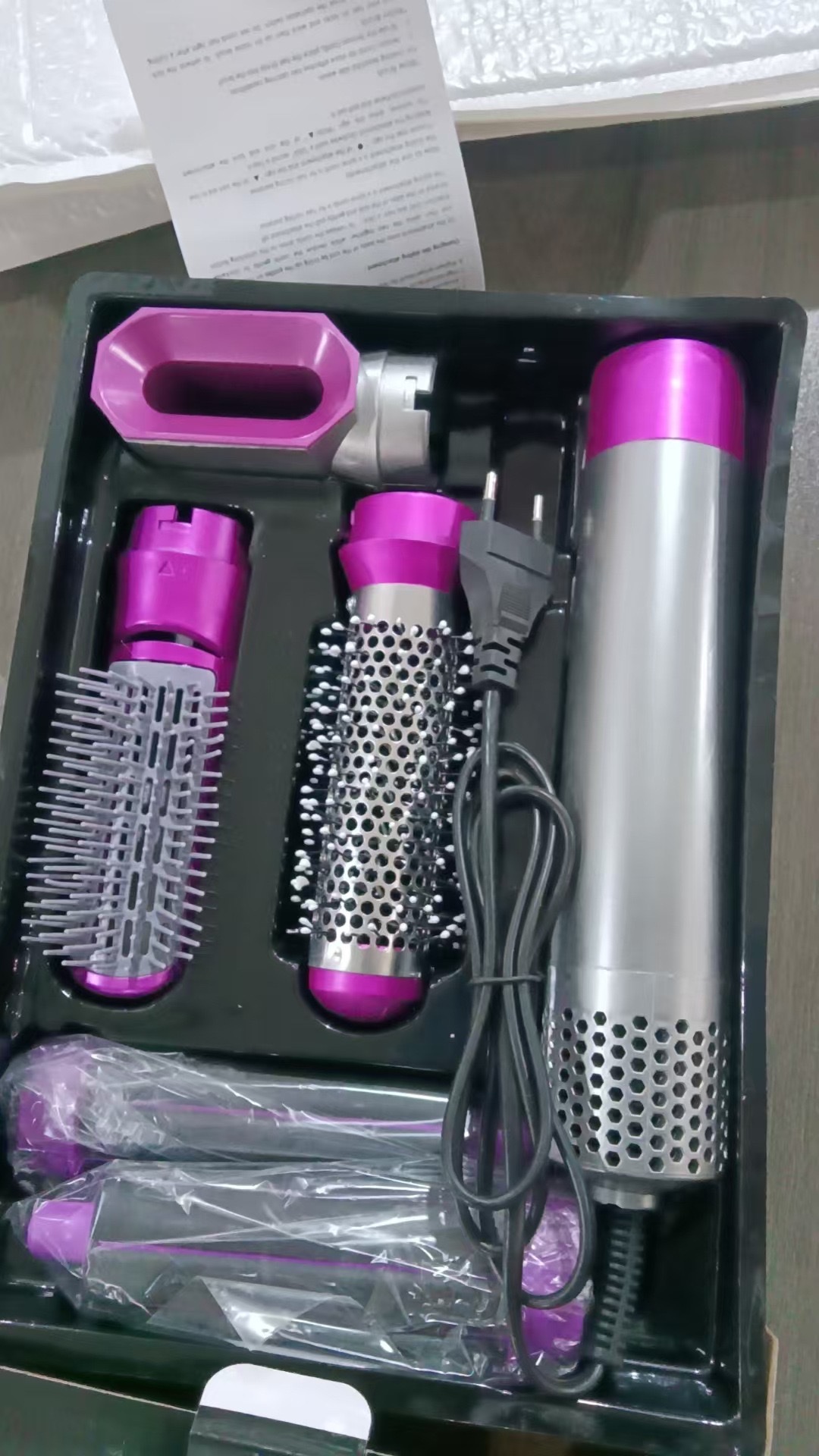 Amazon's best-selling five-in-one hot air comb, hair dryer, curling hair dryer, straightening comb and hair dryer Specification image
