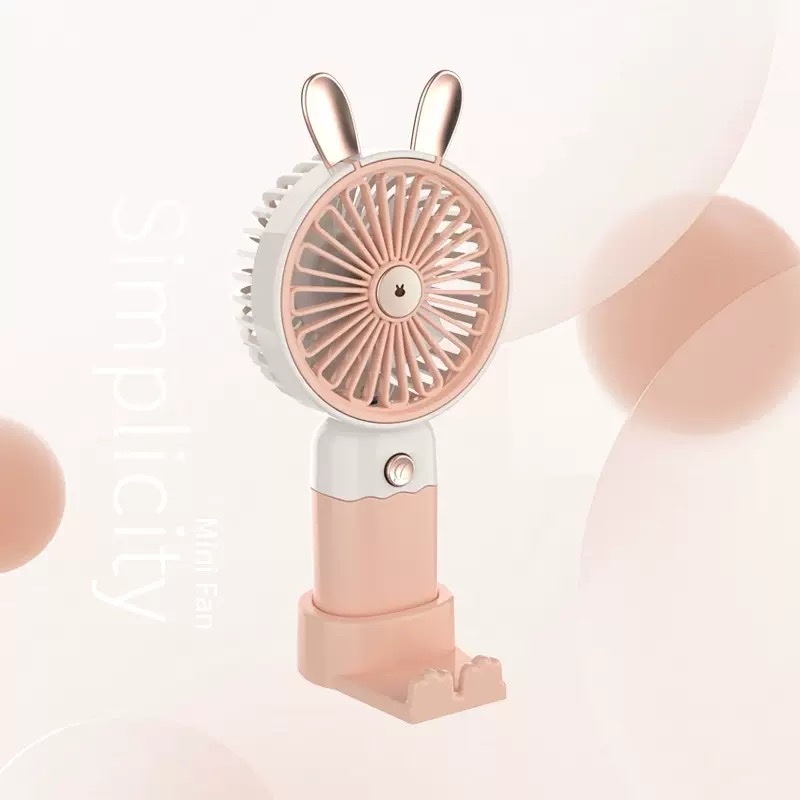 USB mini fan, rechargeable for dormitory students, office desktop, desktop, small mini electric fan with base Application Scenario