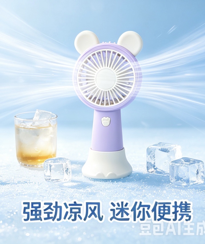 Wholesale of cross-border best-selling handheld mini fans, portable desktop mini usb mini fans, rechargeable student gifts Application Scenario