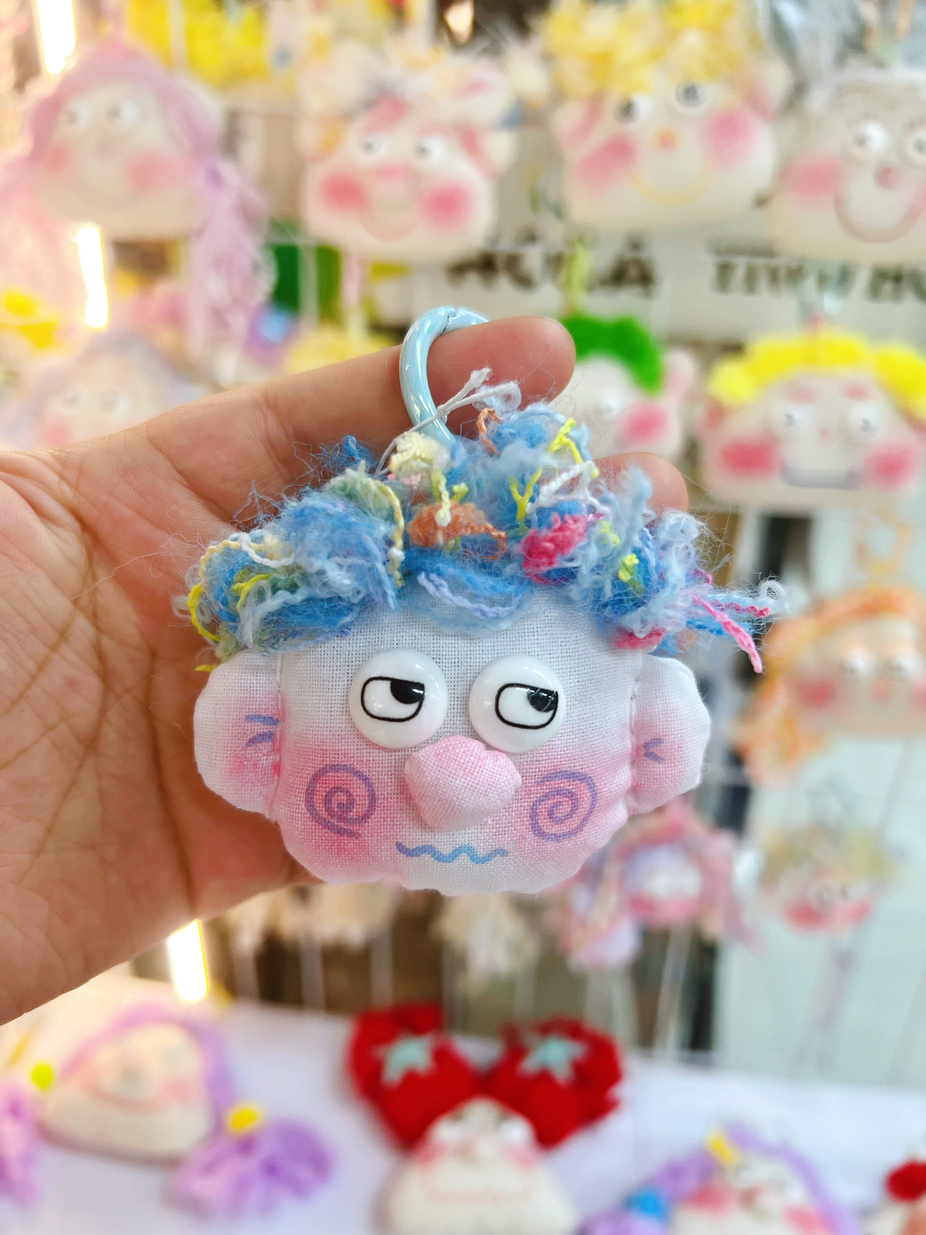 The original blue series of bag pendants from Buxiaoyu are trendy toys