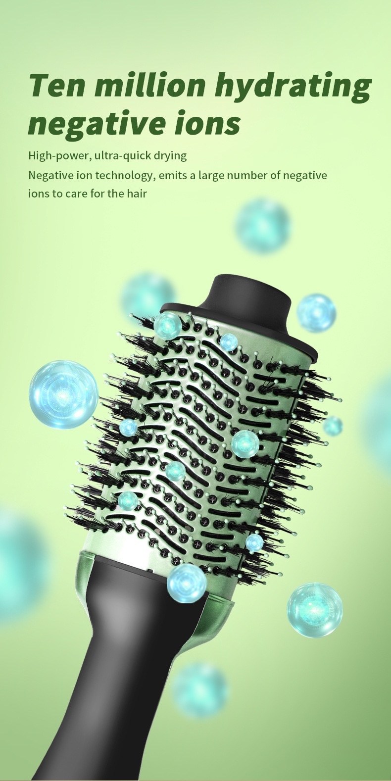 Cross border multifuncional rizador de pelo peinador de aire caliente peinador de pelo rizado peinador de pelo soplado peinador de pelo peinador de pelo liso peinador eléctrico caliente detail image 4