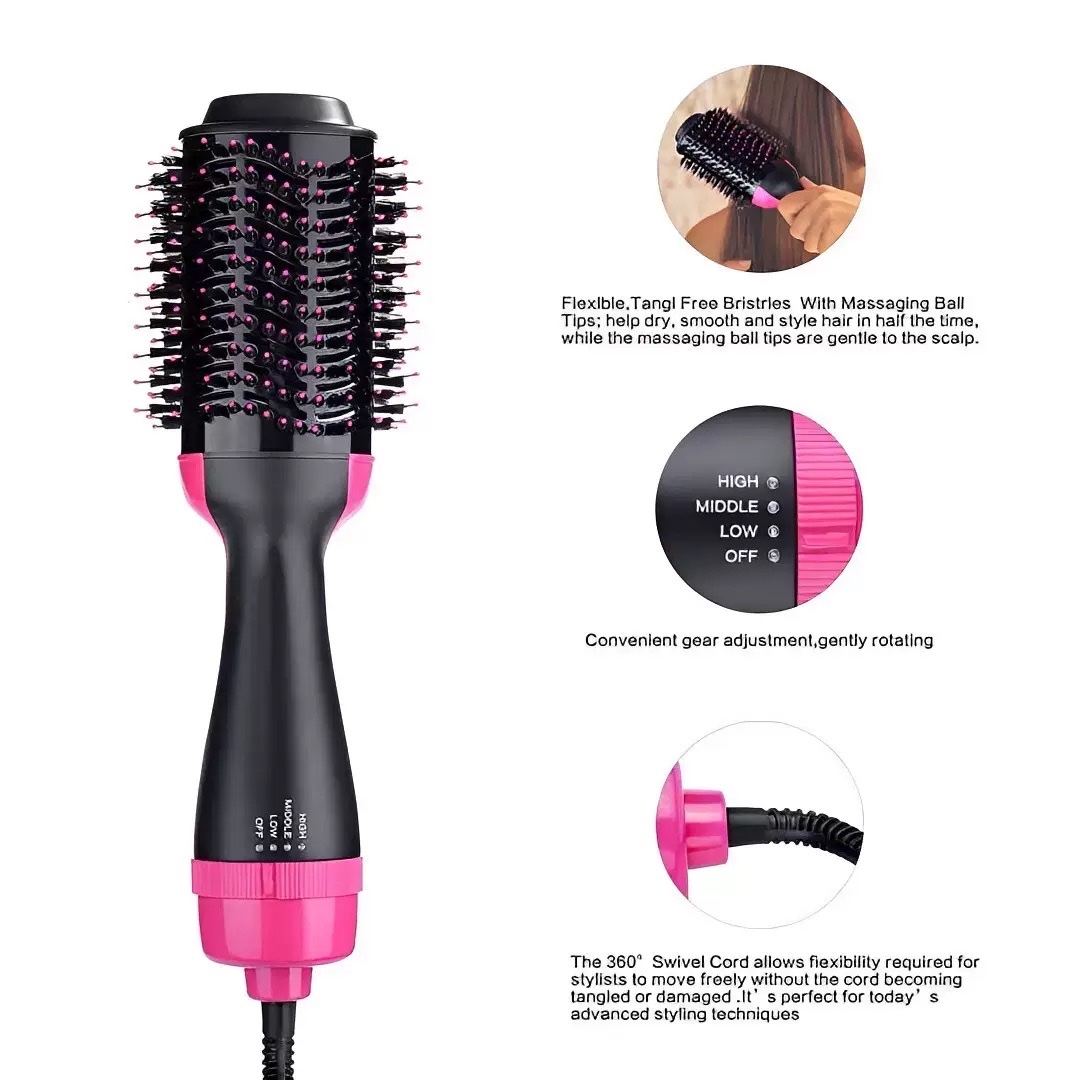 Cross border multifuncional rizador de pelo peinador de aire caliente peinador de pelo rizado peinador de pelo soplado peinador de pelo peinador de pelo liso peinador eléctrico caliente Specification image