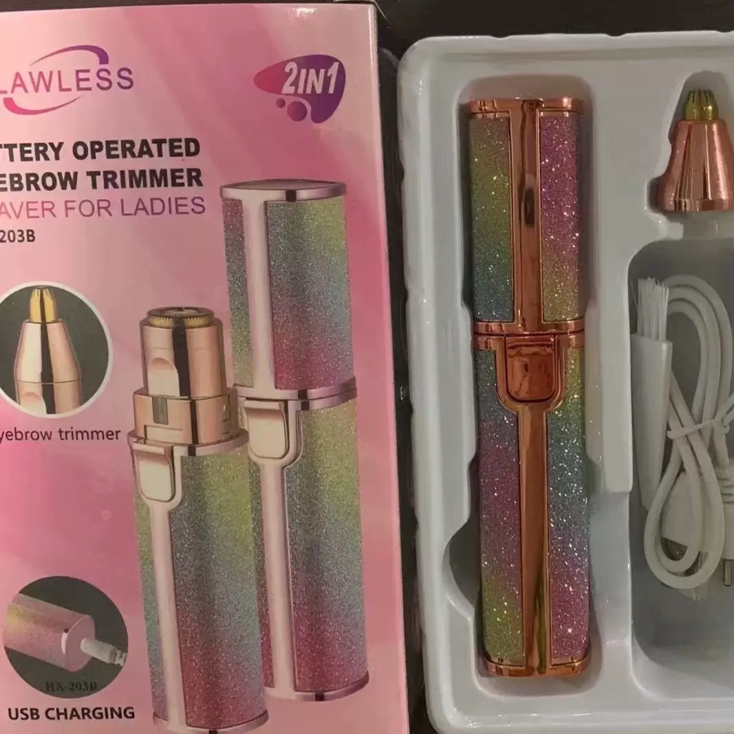 Afeitador de lápiz labial cortador de cejas eléctrico depilador para mujeres usb recargable mini shave removedor de pelo removedor de pelo Specification image