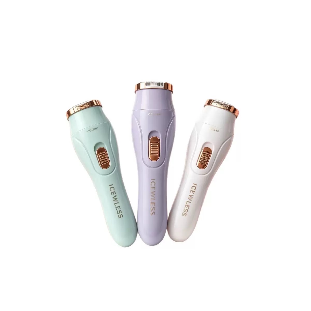 Nueva máquina de afeitar eléctrica 3 en 1 depilación para mujeres afeitado de pelo de la nariz afeitado de cejas multiuso portátil recargable depilador Item Picture