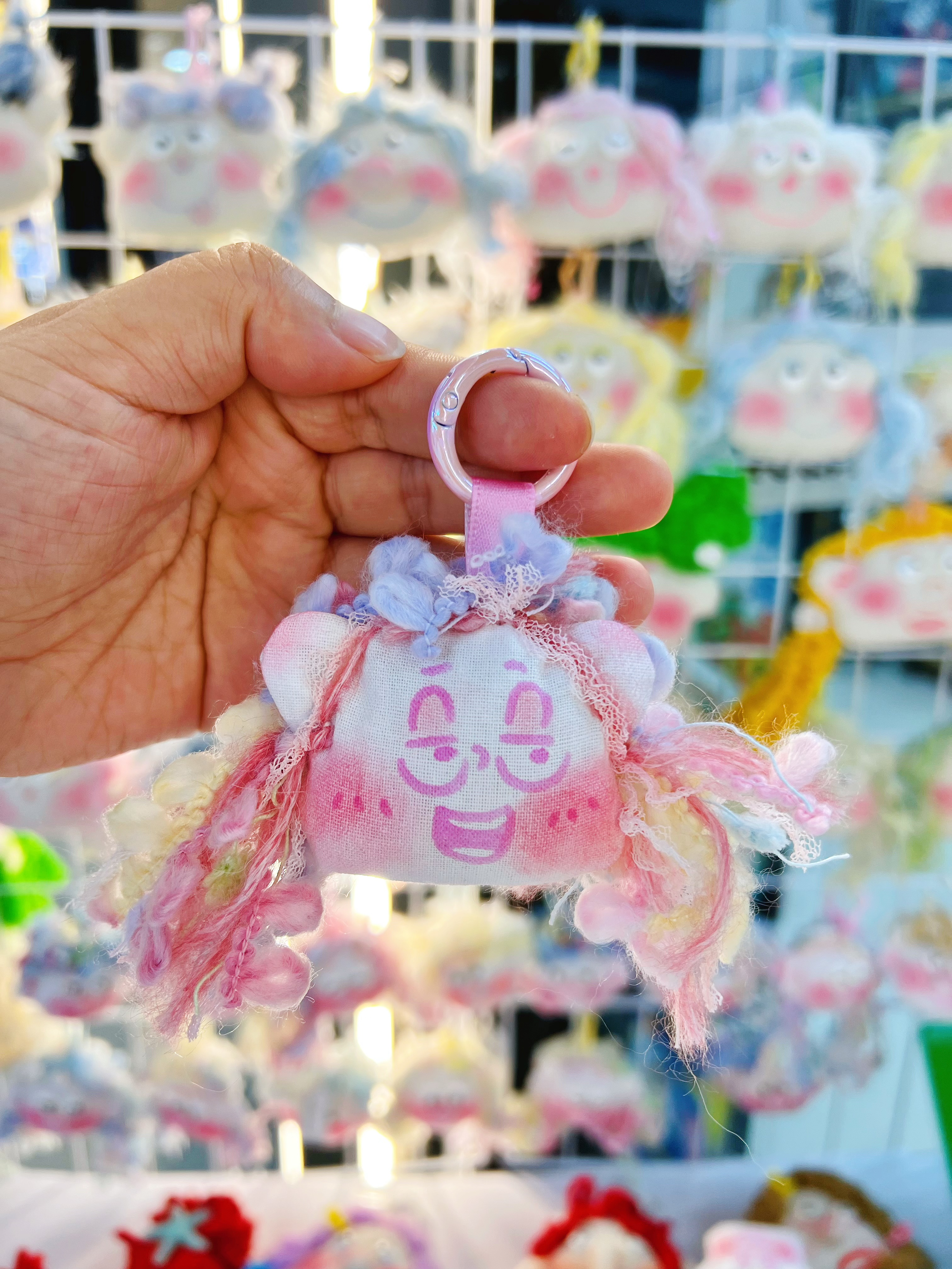 Original ugly and cute hand-painted bags, emotional pendants and trendy toys by Bu Xiaoyu