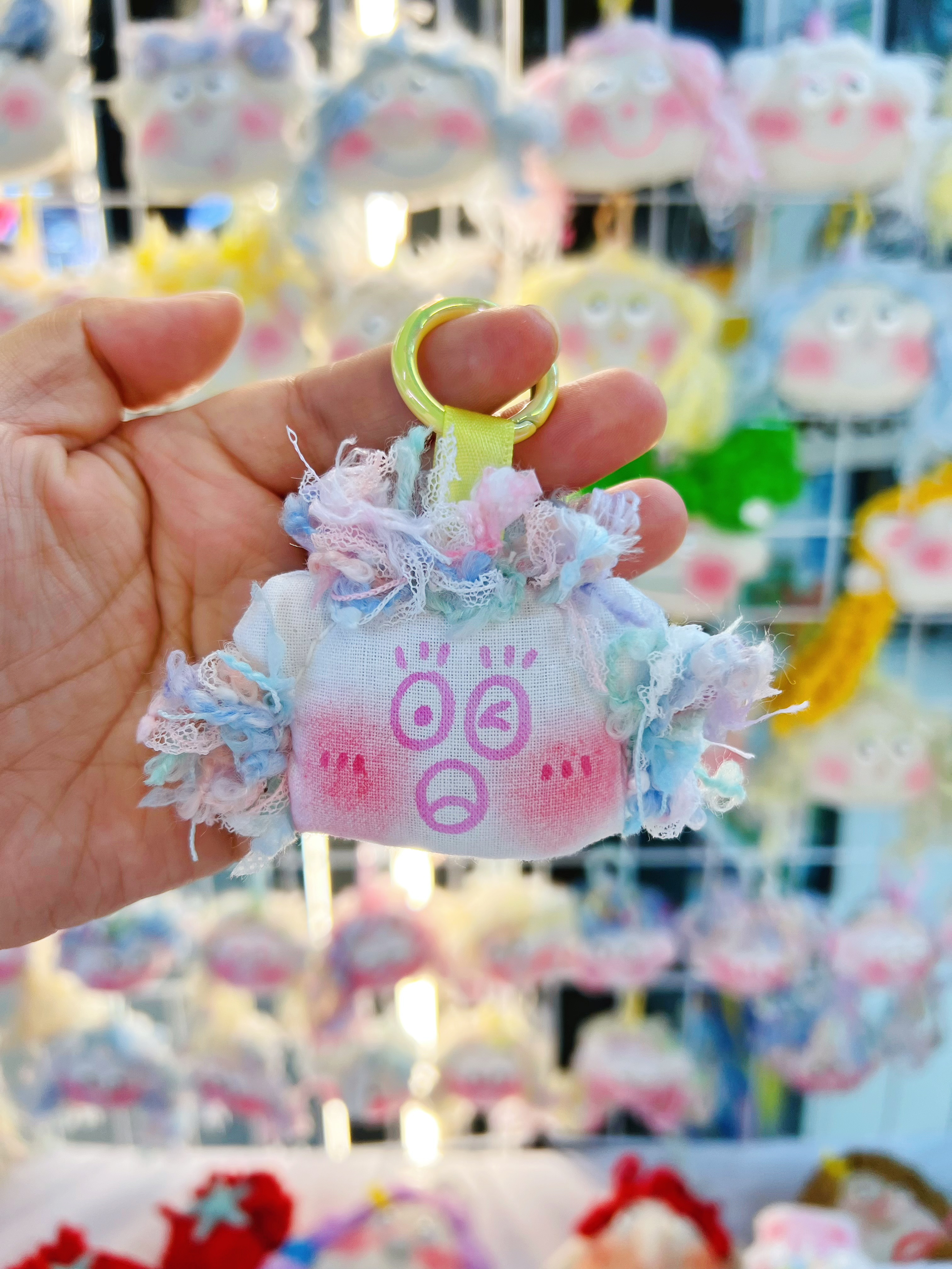 Original emotional explosion head bag and pendant trendy toys by Bu Xiaoyu