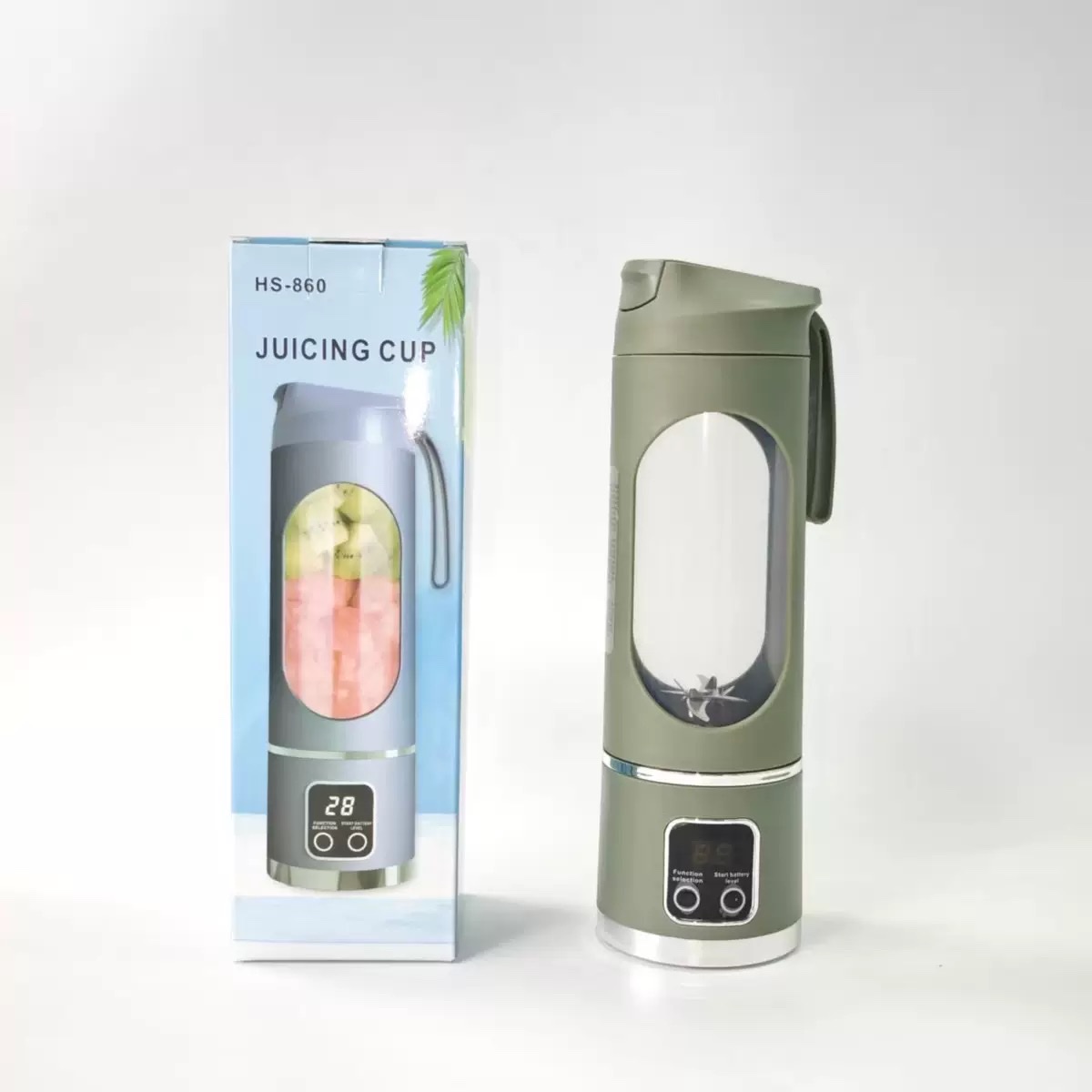 Cross-border juicing cup, 12-blade compound, fully automatic household ice crushing, rechargeable portable juicer, outdoor travel cup Application Scenario