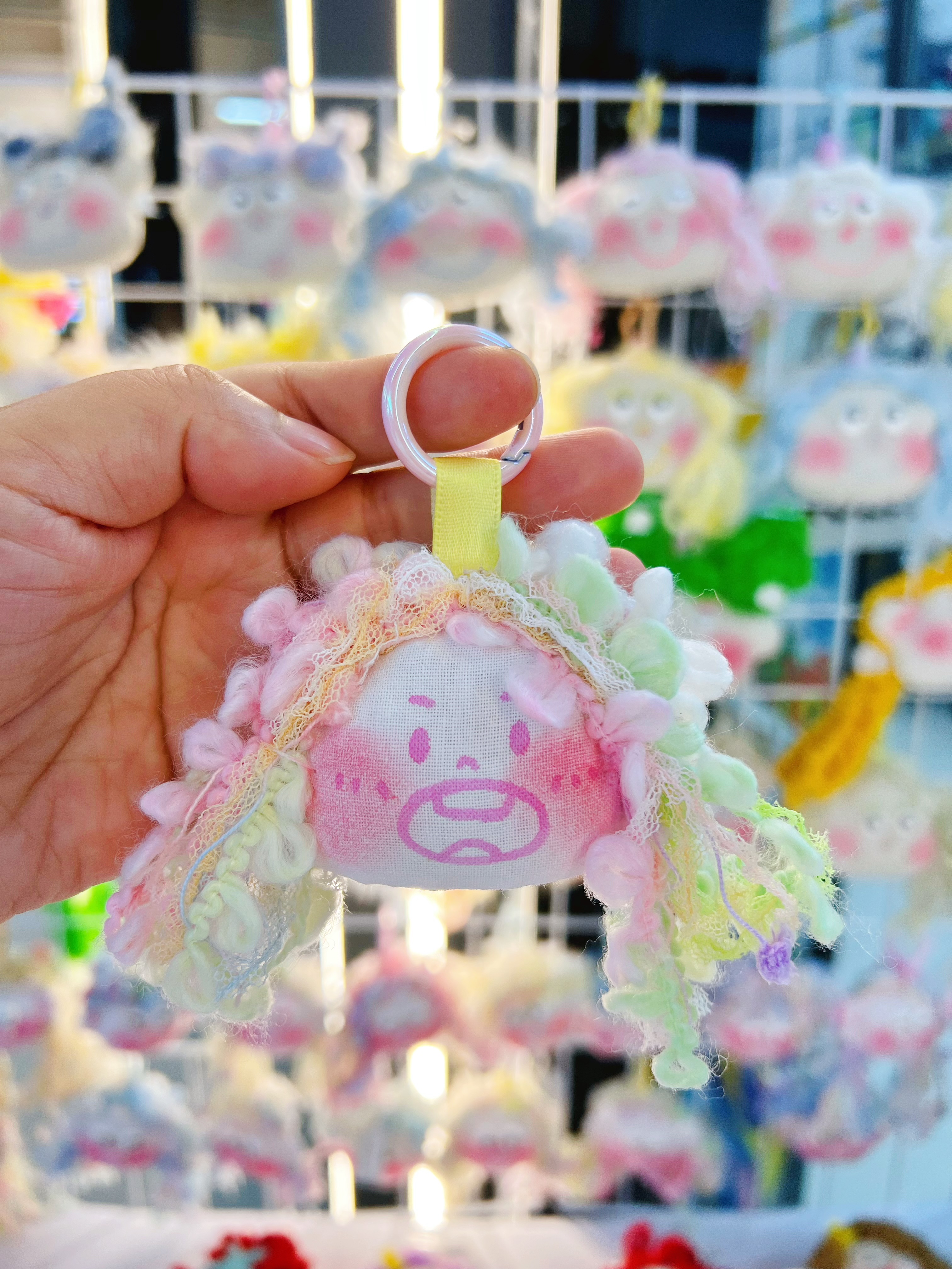 Original ugly and cute hand-painted bag pendants and trendy toys by Bu Xiaoyu