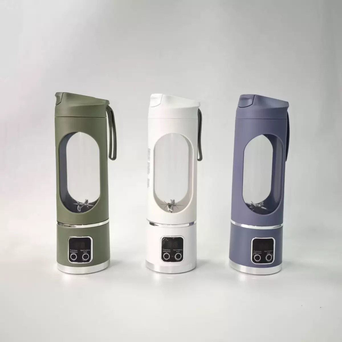 Cross-border juicing cup, 12-blade compound, fully automatic household ice crushing, rechargeable portable juicer, outdoor travel cup details Picture
