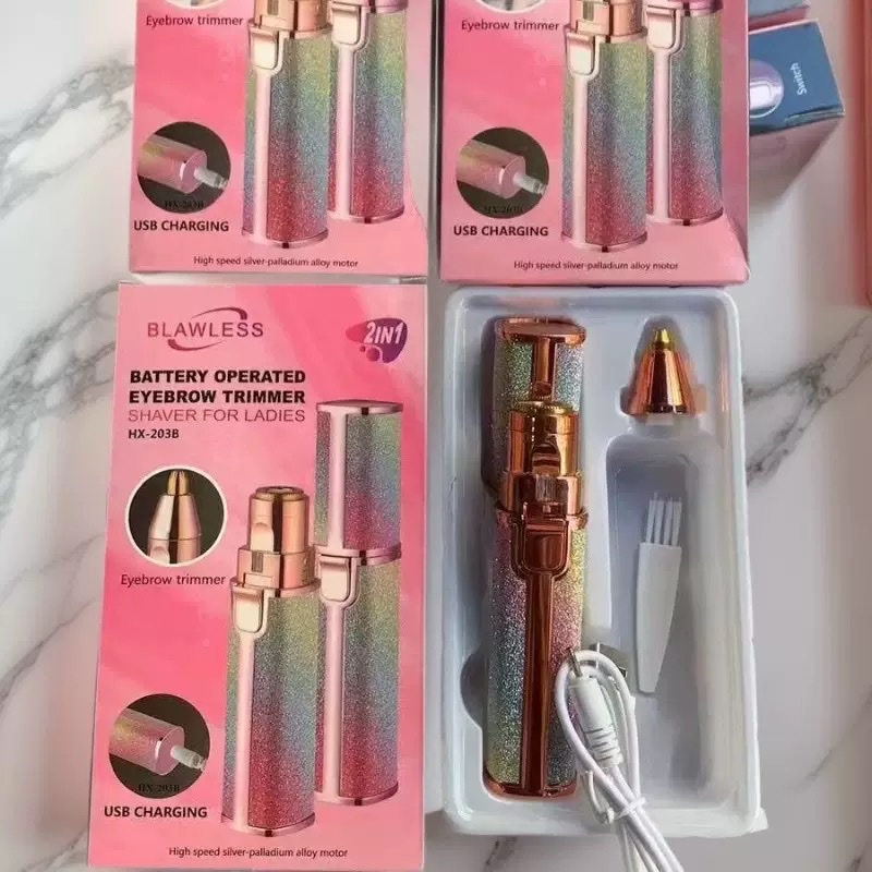 Afeitador de lápiz labial cortador de cejas eléctrico depilador para mujeres usb recargable mini shave removedor de pelo removedor de pelo Application Scenario