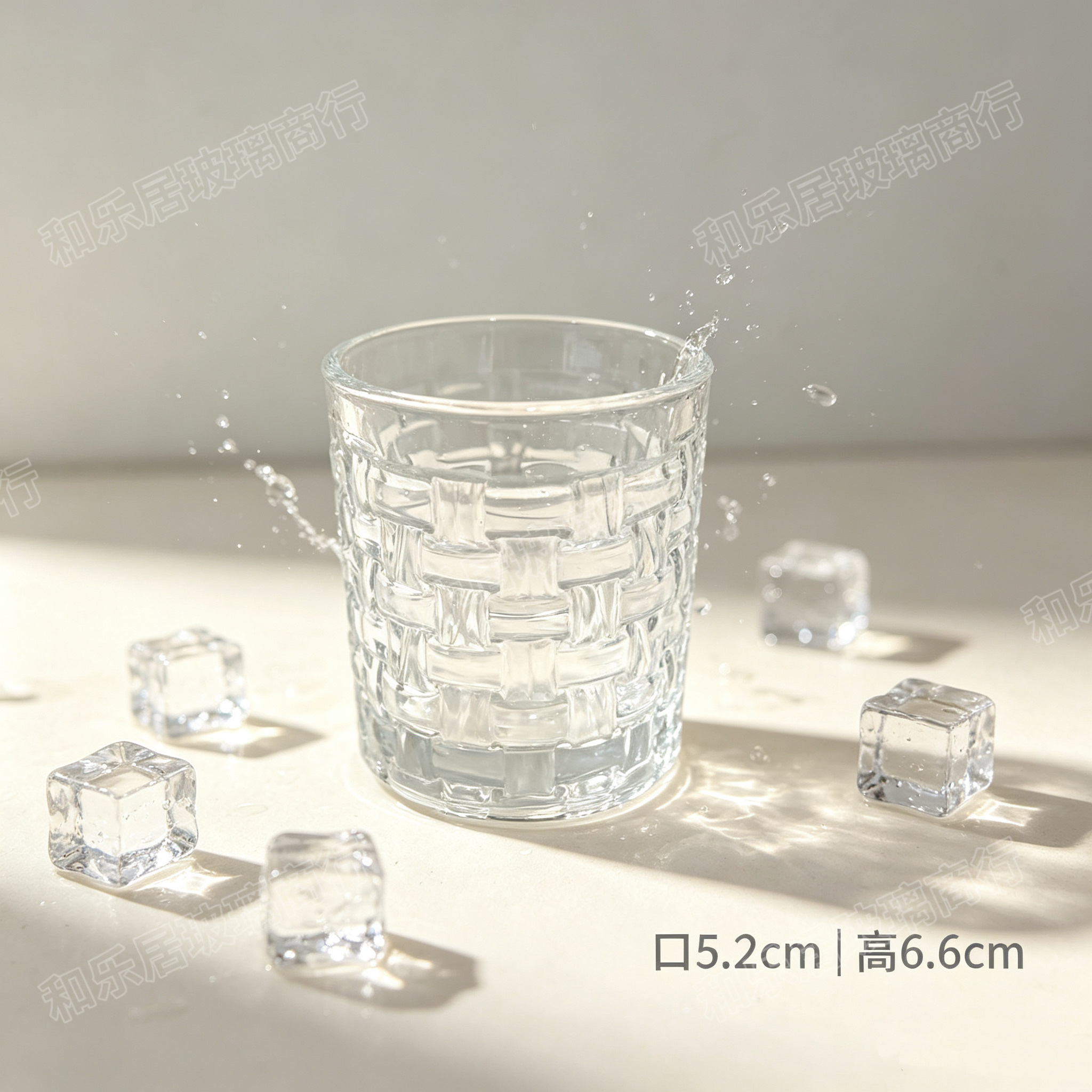 A small transparent glass water cup Item Picture