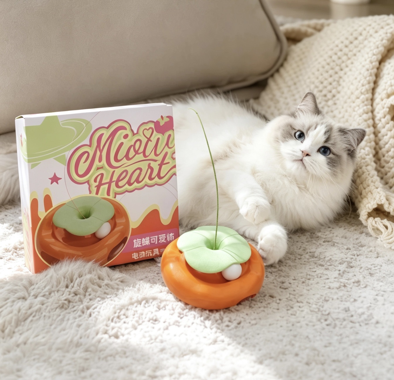 Xuan Die Cute Persimmon pet supplies, cat teaser, pet toys, cat and gardening supplies