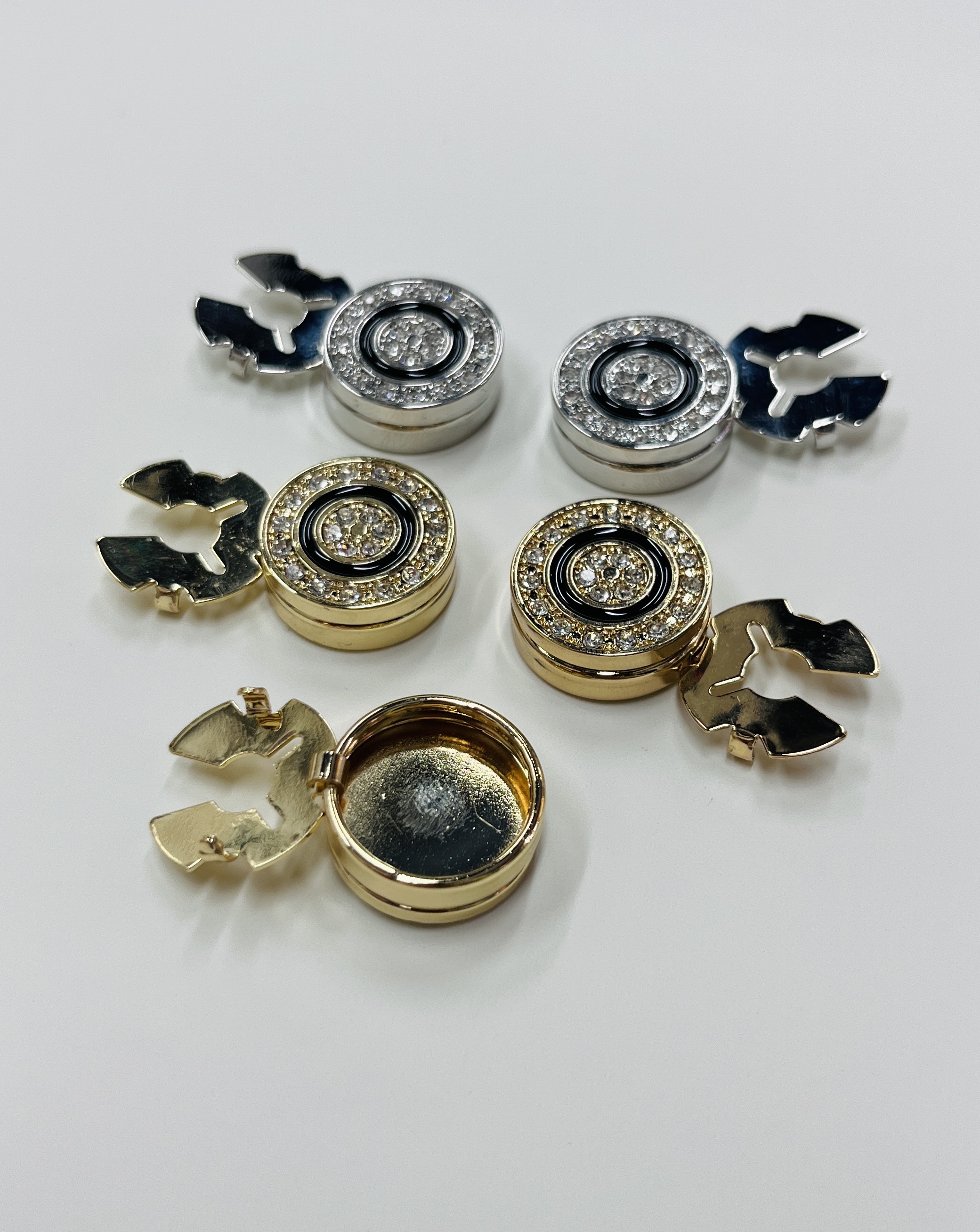 New French cufflink clothing shirt sleeve turtle button cross-border fashion design shirt collar button bottom support accessory detail image 6