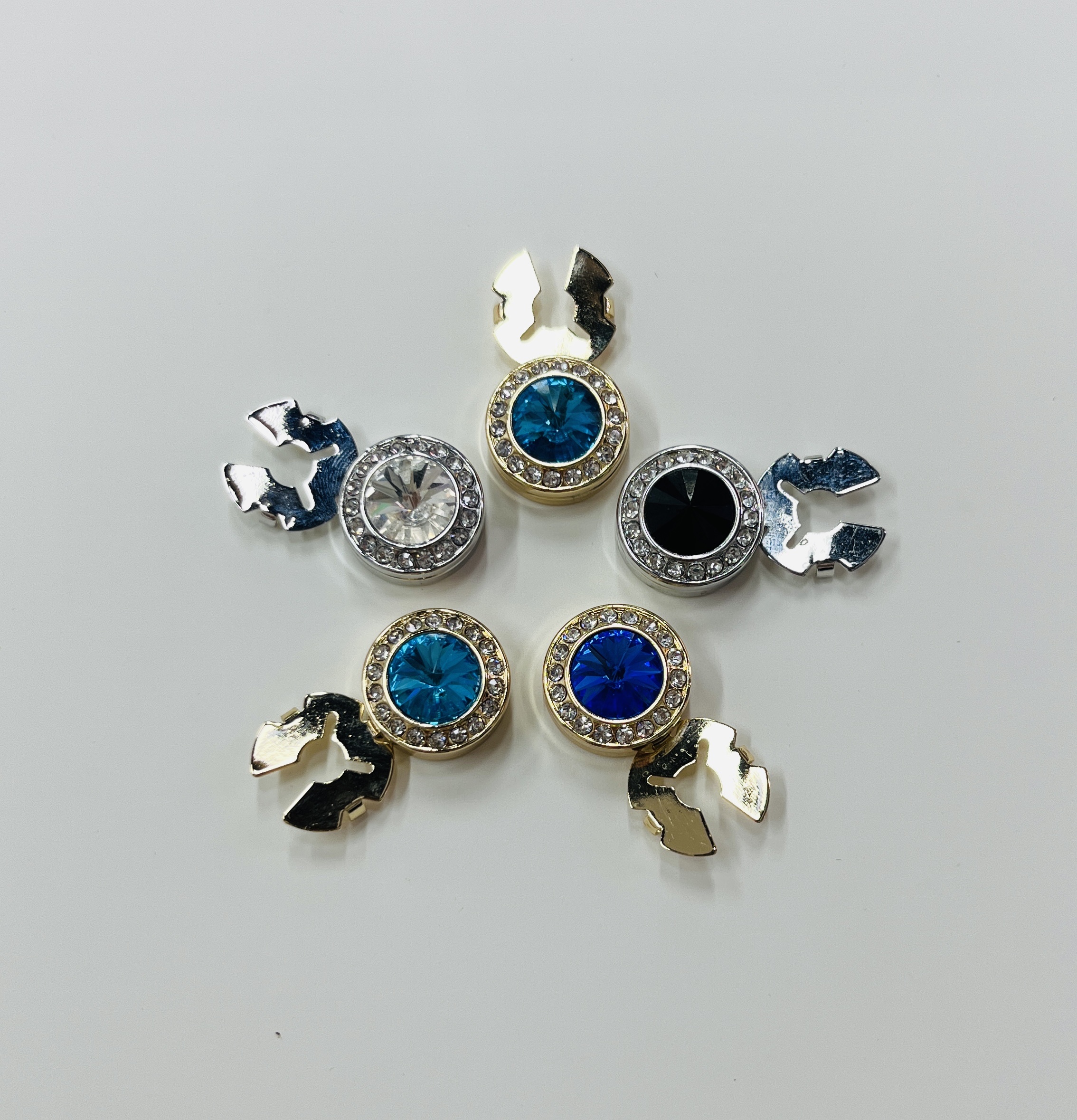 New French cufflink clothing shirt sleeve turtle button cross-border fashion design shirt collar button bottom support accessory detail image 4