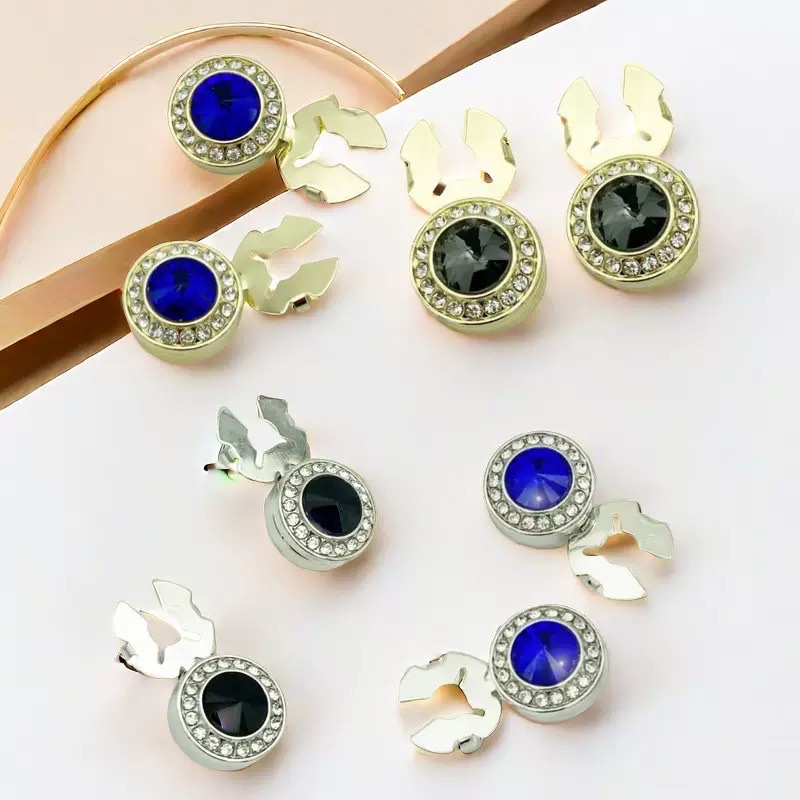 New French cufflink clothing shirt sleeve turtle button cross-border fashion design shirt collar button bottom support accessory