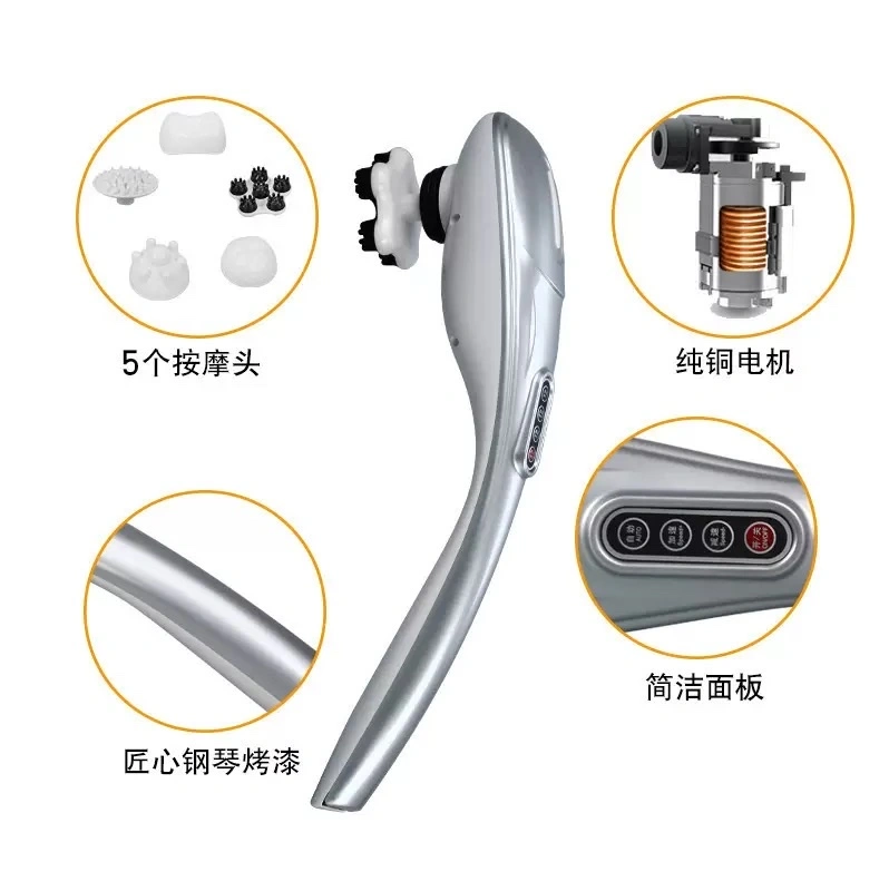 New cross-border massage device: Electric handheld massage, back massage, full-body massage, high-power vibration massage detail image 4
