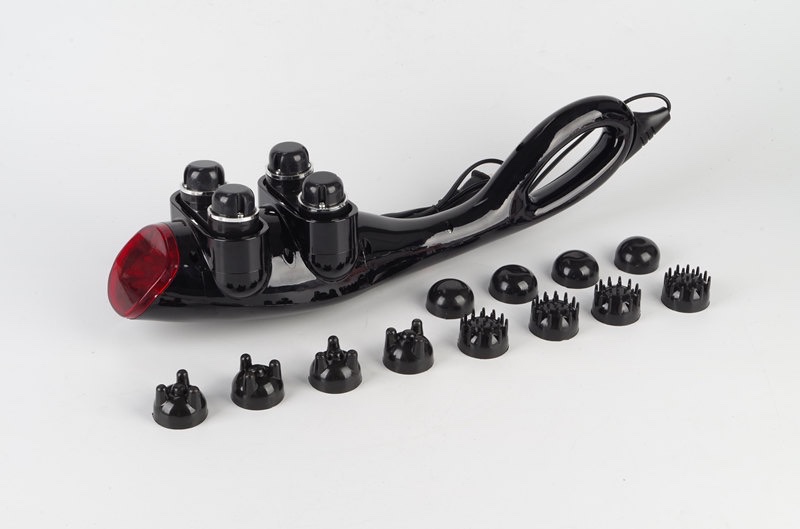 Cross-border multi-functional dolphin massage infrared massager, electric massage hammer, four-head factory direct supply, patting Specification image