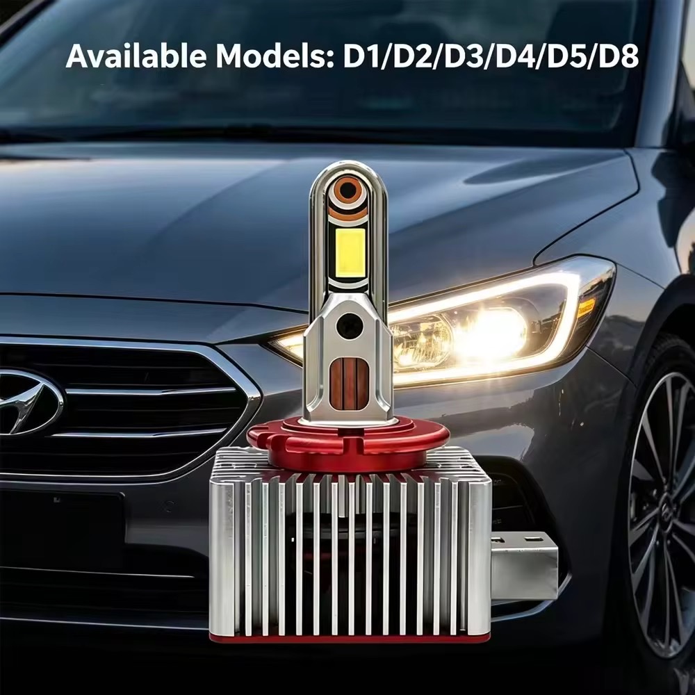High-power 8-copper tube D series led car headlights d3s, d1s, xenon lamps d4s, hid high-brightness bulbs d8s detail image 3