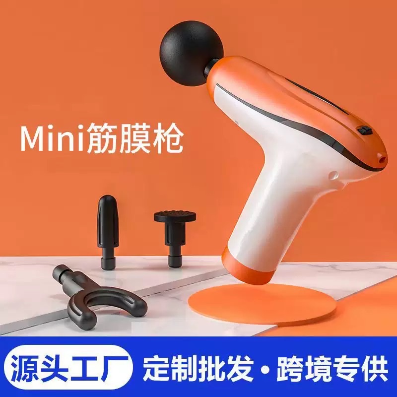 Cross-border fascia gun factory muscle relaxation neck membrane gun Home electric massager fitness fascia gun