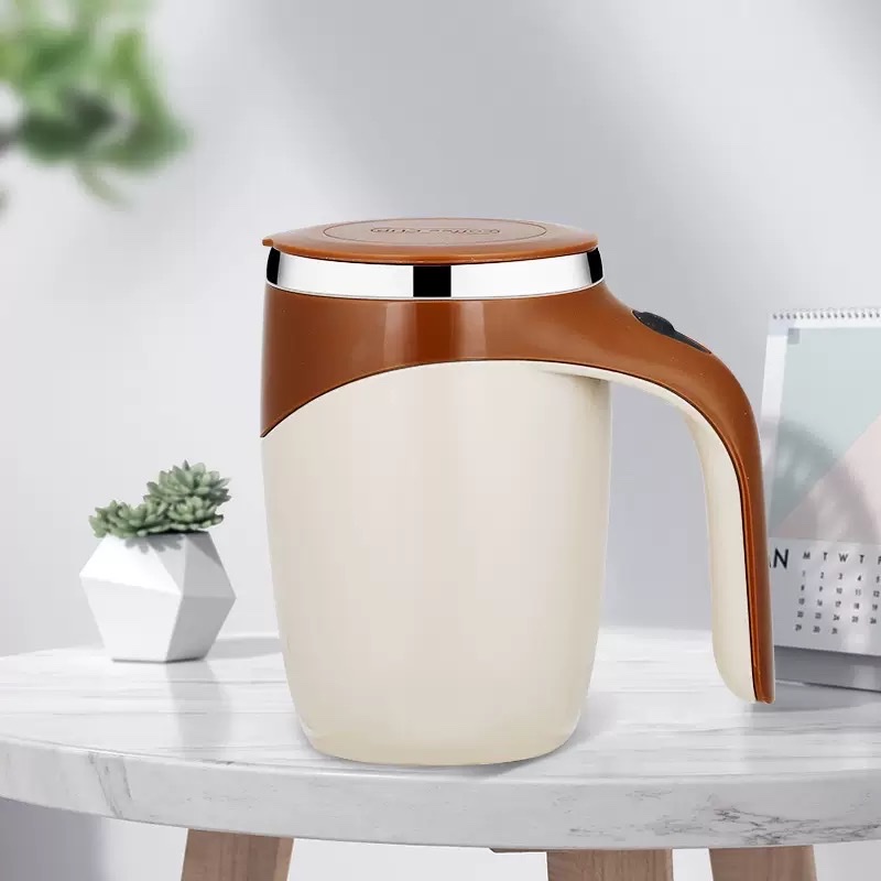 Fully automatic stirring cup, electric coffee cup, lazy person, Internet celebrity, fitness office wonder, rotating magnetic stainless steel cup