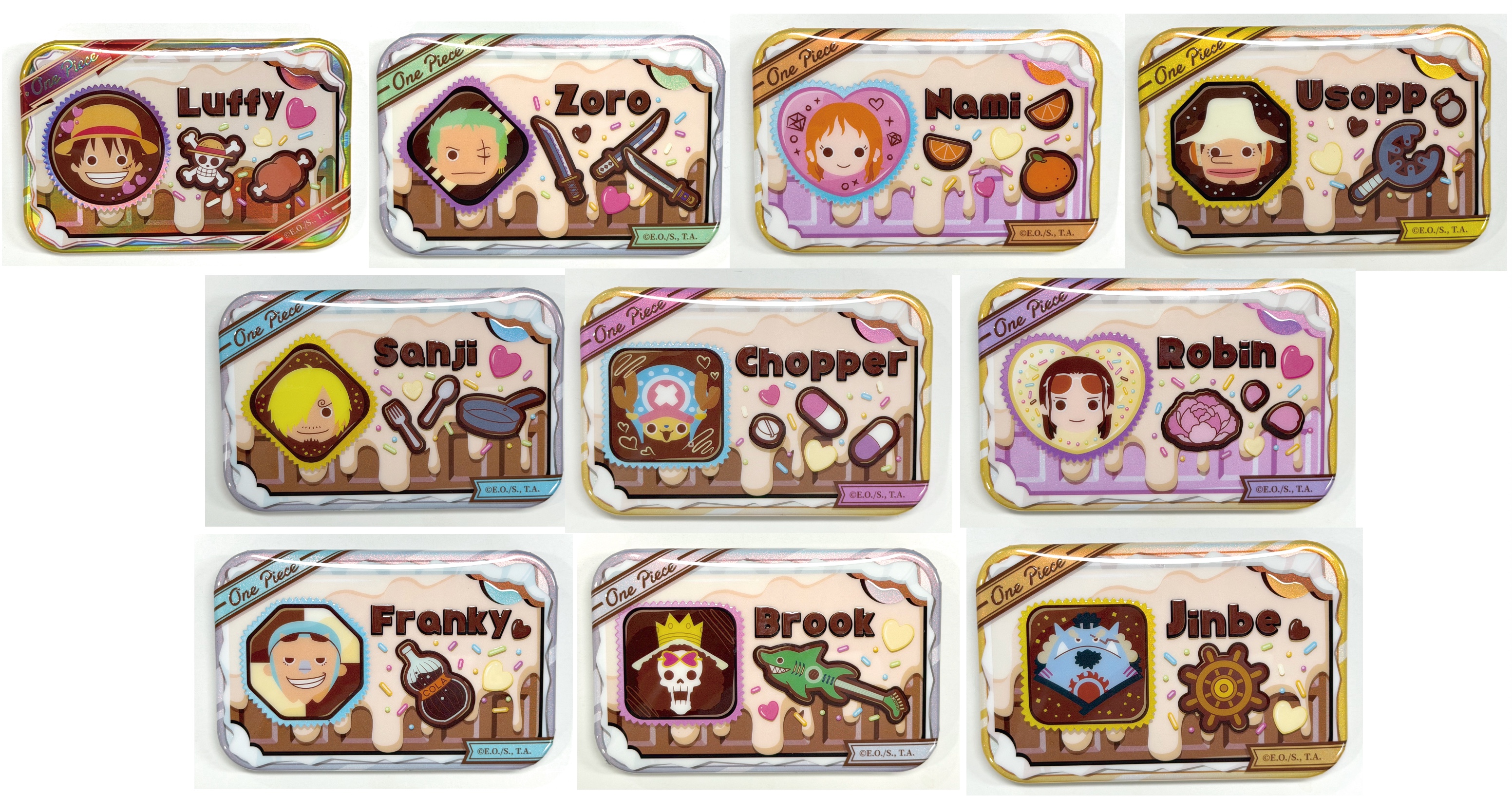 One Piece Chocolate Square Bar [Blind Box Version]