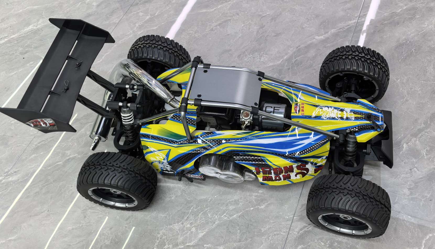 Feishen 1/5 Oil-powered off-road vehicle Four-wheel drive remote control model, Extra-large remote control car, off-road vehicle, high-speed racing car Item Picture