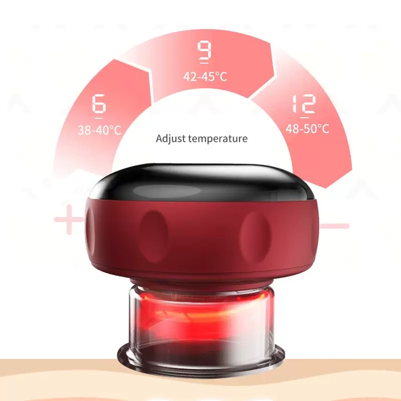 Vacuum cupping and gua sha instrument, intelligent electric breathing heating cupping device, meridian brush massage instrument, and sha suction instrument Item Picture