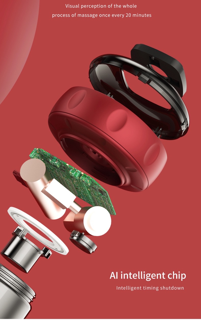 Vacuum cupping and gua sha instrument, intelligent electric breathing heating cupping device, meridian brush massage instrument, and sha suction instrument detail image 3