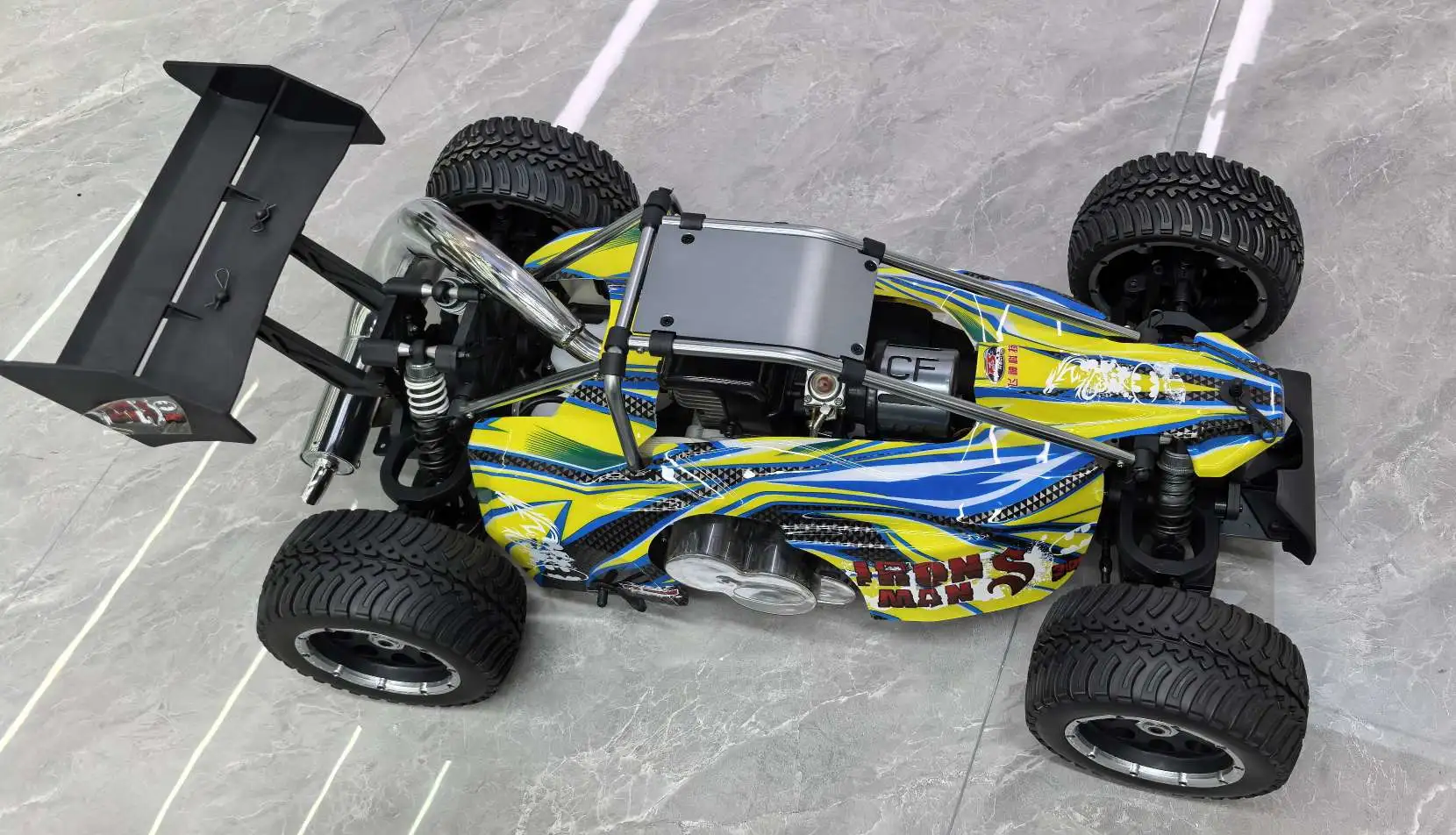 Feishen 1/5 Oil-powered off-road vehicle Four-wheel drive remote control model, Extra-large remote control car, off-road vehicle, high-speed racing car detail image 3