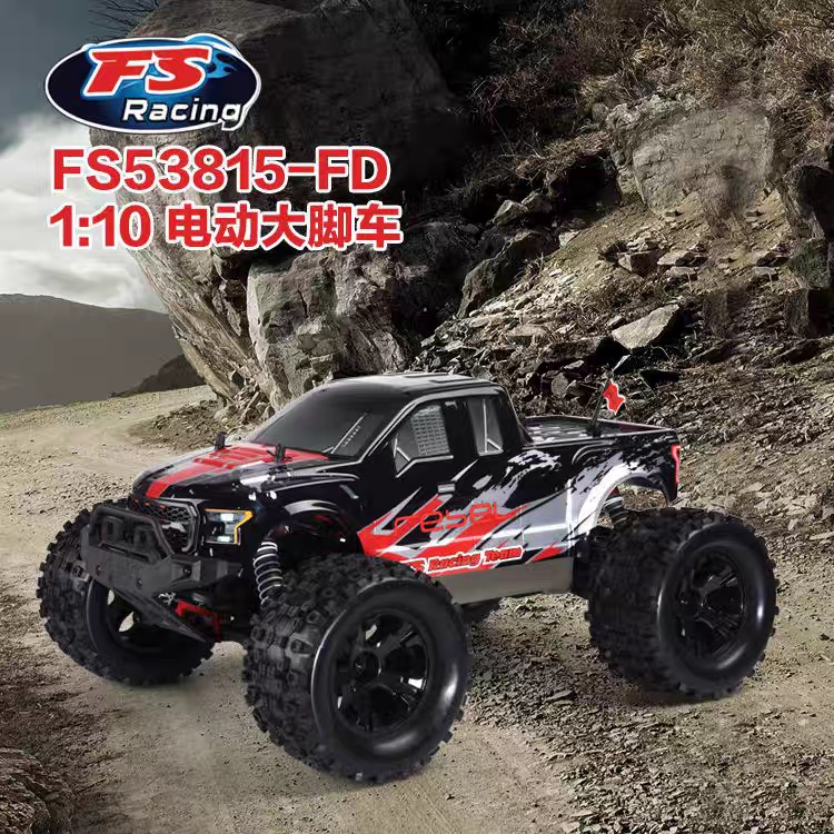 Feishen 1:10 large foot vehicle, fully waterproof brushed and brushless electric four-wheel drive racing car details Picture