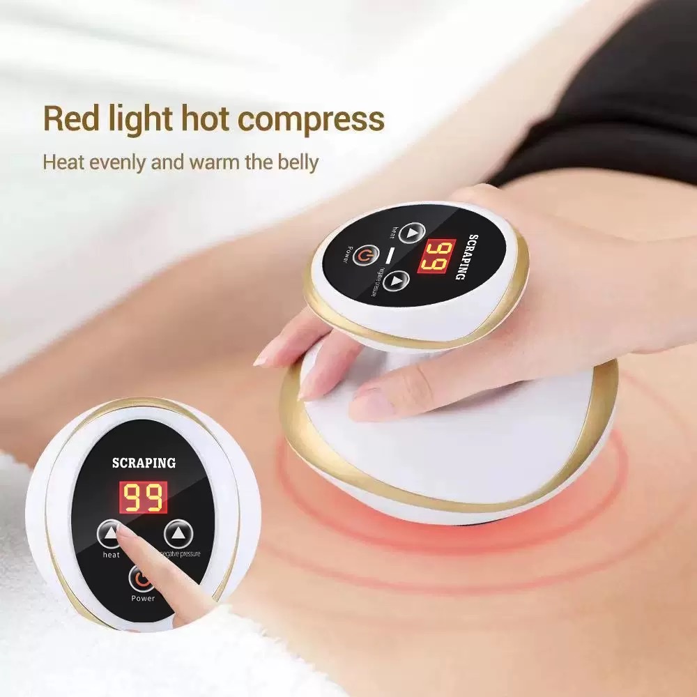 Transfronteriza eléctrico gua sha instrumento de ventosa dragado cepillo meridiano caliente gua sha meridiano masaje tendón instrumento de terapia aspiración gua sha instrumento
