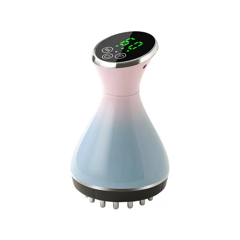 New cross-border micro-current meridian brush, electric hot compress, gua sha, abdominal massage, vibration and meridian unblocking device, home full-body massage Specification image