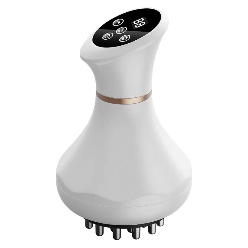 Meridiano cepillo amasado abdomen flaco destapado hombro cuello vibrador luz roja hot compa instrumento de masaje gua sha ventosas luz roja hot compa