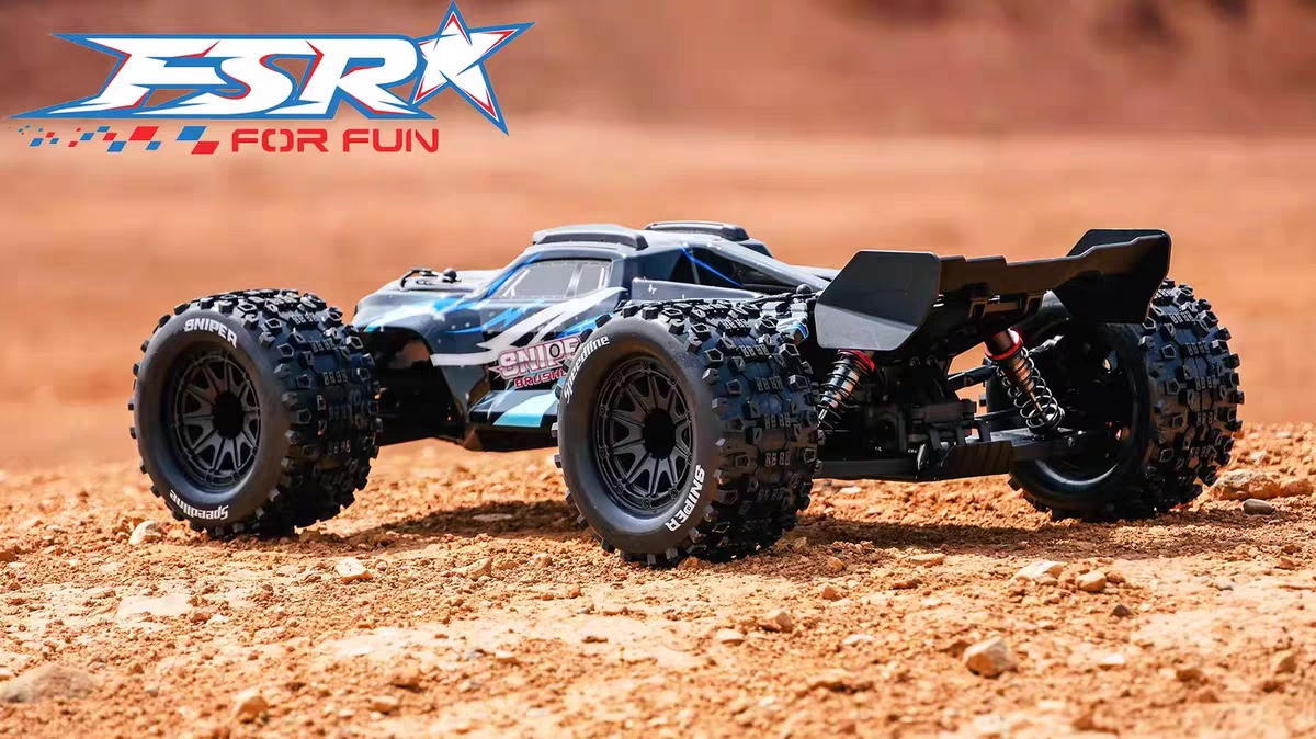 Feishen Sniper 1/10 Large Foot Racing Card Professional RC high-speed remote control Model car, four-wheel drive, brushless detail image 5