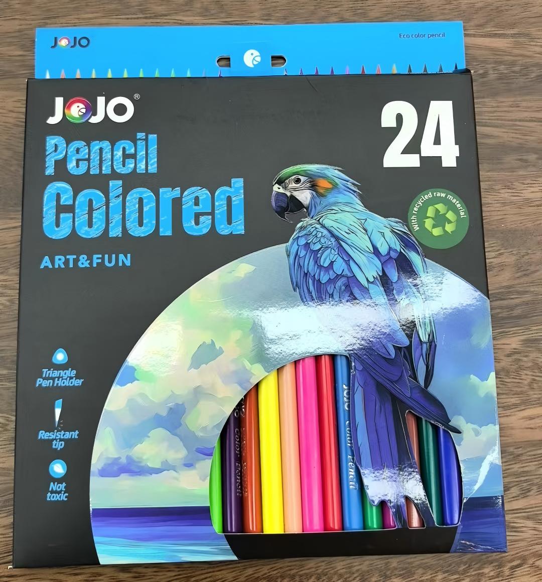 JOJO 12-color 24-color lead multi-color pencil set for sketching and drawing, customized creative drawing tools for students with pencils Application Scenario