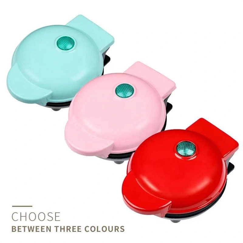 Cross-border portable household waffle maker, mini breakfast machine, baking cake, heart-shaped round thin pancake, electric griddle detail image 5