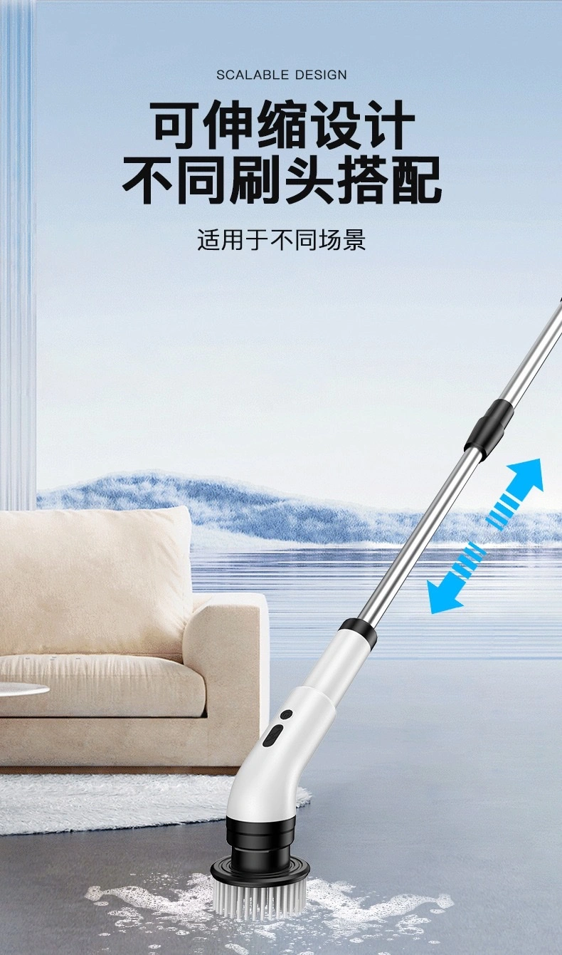 跨境电动清洁刷刷子多功能全自动手持厨房无线洗地泳池卫生间 detail image 6