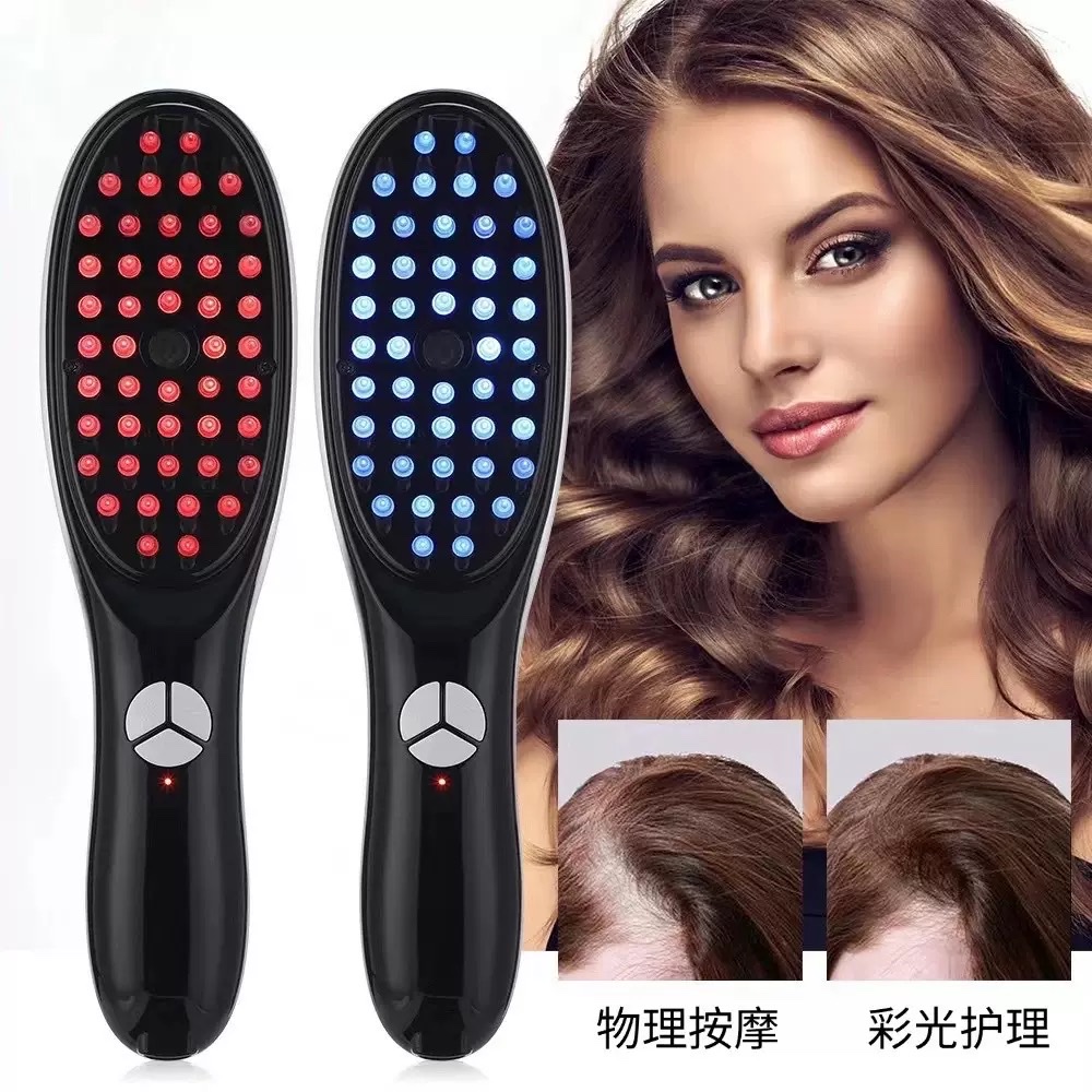 按摩梳红蓝光理疗梳子喷雾上药器头皮护理按摩仪负离子美发梳护发 Application Scenario