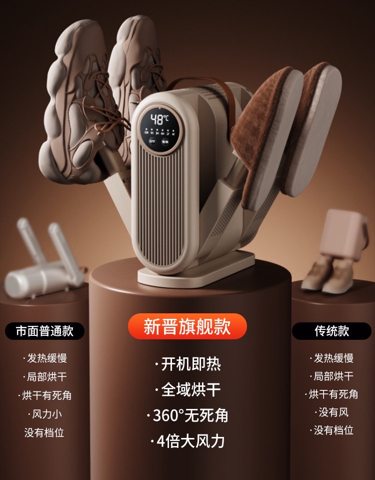 Cross-border bestseller shoe dryer, timed folding household shoe dryer, dormitory dryer, a magic tool for quick-drying shoes detail image 5