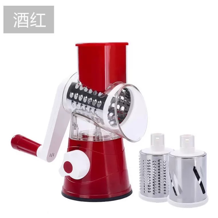 Multi-functional vegetable cutter, hand-cranked drum vegetable cutter, slicer, kitchen wonder, potato shreds cutter, grater detail image 3