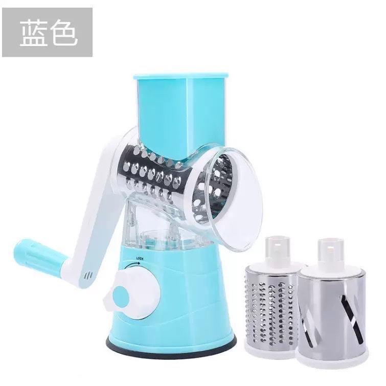 Multi-functional vegetable cutter, hand-cranked drum vegetable cutter, slicer, kitchen wonder, potato shreds cutter, grater Item Picture
