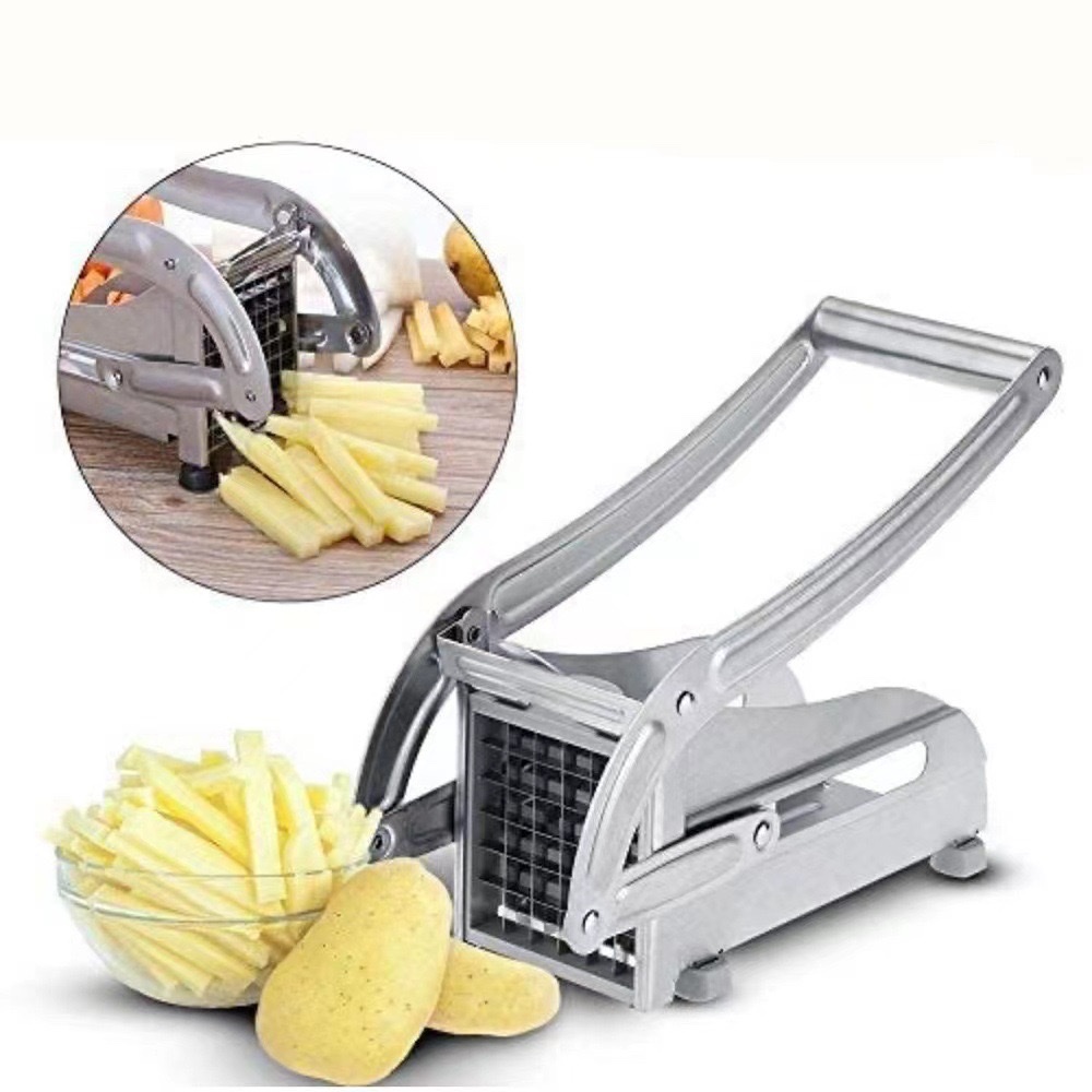 Cross-border potato slicer, multi-functional stainless steel cucumber slicer, household kitchen vegetable slicer, French fries machine detail image 3