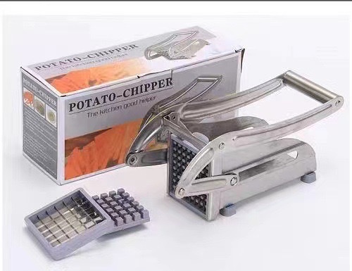 Cross-border potato slicer, multi-functional stainless steel cucumber slicer, household kitchen vegetable slicer, French fries machine detail image 4